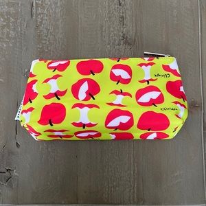 Clinique Apple Makeup Bag - Brand New Without Tags